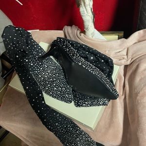 Brand new never worn, no name black studs boots to knees. Comes with box